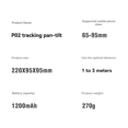 thumbnail image 4 of Auto Face Tracking Tripod 360° Rotation Auto Tracking Phone Holder Rechargeable Smart Shoots Stand for Video Recording,1 x handheld gimbal, 4 of 7