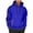 ZZ-Blue34, variant on LIIPEE Men Hoodies Solid Color Long Sleeve Pullover Drawstring Hooded Sweatshirt With Pocket Male Comfort Casual Outings Sweatshirts,Army Green,L