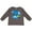 Charcoal Grey, variant on Inktastic 3rd Birthday Airplane Pilot Boys Long Sleeve Toddler T-Shirt