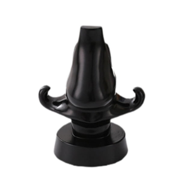 Soporte para anteojos, estante de exhibición para anteojos, decoración de escritorio, regalo de año Nuevo, organizador de anteojos para mesita de Negro