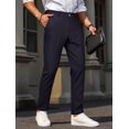 thumbnail image 3 of Pantalones De Vestir Traje Para Hombre Casual Cómodos Y Elás, 3 of 8