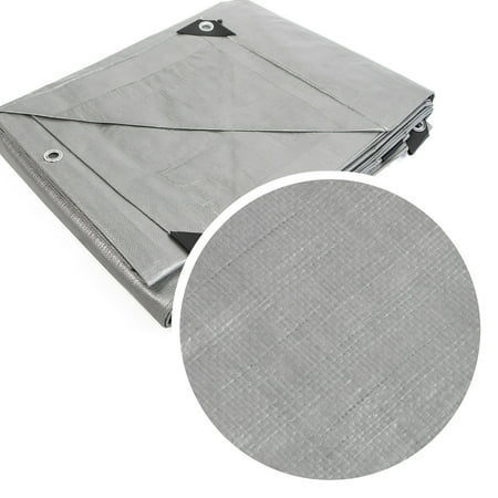 Texsport Tarp - 20X30 3 Layer Heavy Duty Silver Tarp