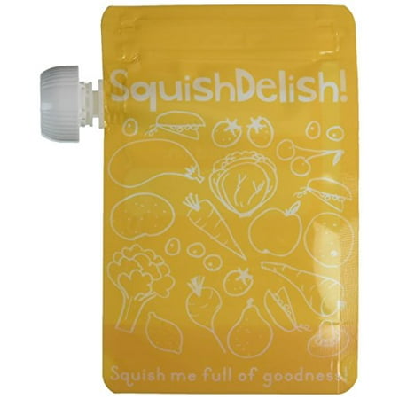 Squish Delish Large 6.7 oz Reusable Baby Food Easiest to Fill, Clean and Use. - Walmart.com
