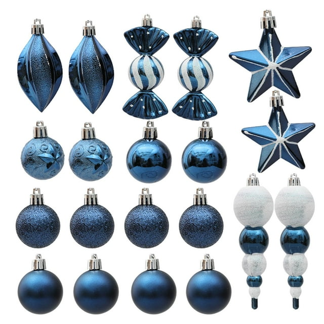 Adornos colgantes para árboles de Navidad Macarena accesorios fotográficos para puertas color Azul