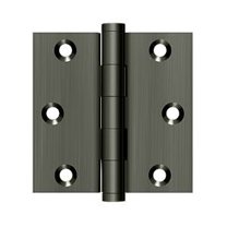 Deltana DSB315A 3 x 3 in. Square Hinge, Antique Nickel - Solid