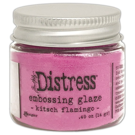 Tim Holtz Distress Embossing Glaze-Kitsch Flamingo