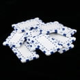 thumbnail image 4 of MagiDeal 10 fichas de póker rectangulares de cerámica para Mahjong y Texas Poker, blancas Blanco, 4 of 9