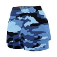 thumbnail image 5 of ibiyuan High Waisted Skirts For Women Short Skirts For Women Casual Printed Tennis Skirt with Pockets for Yoga Sports and Wear, 5 of 6
