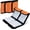 Orange, variant on 2 Pack Fishing Tackle Binder 20 Pockets Fly Fishing Leader Tippet Line Wallet Leader Organizer Case Lure Storage Bag for Pre-tied Rigs, Leaders, Soft Baits and Lines(Black)