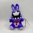 thumbnail image 1 of Wither Purple Rabbit) Wither Purple Rabbit Jouet en Peluche, Poupée Bonnie à Trou de Sécurité de 22cm, Jouet en Peluche Cauchemar de Collection (, 1 of 3