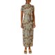 thumbnail image 1 of Txlixc Vestido de manga corta femenino elegante impresión de cuello redondo vestido de fiesta de verano Txlixc  moda, 1 of 9