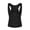 Black, variant on KIWI RATA Men’s Neoprene Workout Vest Zipper Closure Body Shaper Sauna‑Style Compression Waist Trimmer For Core Support Fitness Training Corset Tank Top