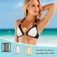 thumbnail image 6 of 1set 12 Sets 3 Colors Front Closing Bikini Clasp Clicker Closure 1 Inch Square Bra Closure Bikini Hook Closure Garment Clasps Bra Buckle for Sewing Lingerie Swimsuit Golden/Platinum/Gunmetal, 6 of 6