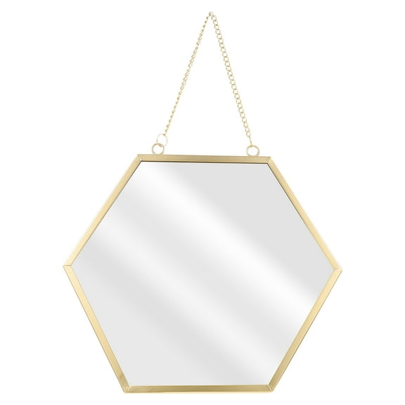 Vanity Mirror Wall- Mounted Nordic Style Gold Trim Wall-mounted Mirrors Antique Norse Decor