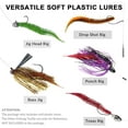 thumbnail image 6 of THKFISH Swimbaits for Bass Fishing,Soft Plastic Fishing Lures Bellows Shad Bellows Gill Soft Bait for Bass Fishing Worms for Bass Trout Walleye 3.15'' *6pcs 3.94'' *5pcs, 6 of 7