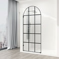 thumbnail image 4 of VIGO Arden 34 in. W x 78 in. H Framed Fixed Shower Screen Door in Matte Black with 3/8 in. (10mm) Clear Glass, 4 of 11