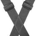thumbnail image 3 of 2 Inch Grey Suspenders For Men Adjustable Elastic Suspender With 4 Snap Hooks For Big and Tall, 3 of 4