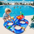 thumbnail image 4 of Vatos 100-Piece DIY Toddler Water Park Playset, 2-Tier Water Table for Kids Aged 3-7, 4 of 11