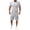 White, variant on suits for men Men's Short Camouflage Sleeve Shorts Tight Quick-drying Set Fitness Men Suits & Sets Men Suits Black + M