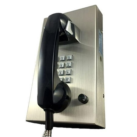 - Cortelco VR16SS Stainless Steel Phone With Armored Cord