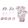 thumbnail image 1 of Bambini Newborn Baby Girls 8 Pc Layette Baby Shower Gift Set, 1 of 3
