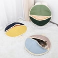 thumbnail image 4 of Round Fan Appearance Pet Nest Warm Cats Nest Mattress for Winter – Anti-Slip Bottom Hideout, 4 of 8