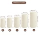thumbnail image 2 of Uxcell Set de 5 Fundas de Spandex para Soporte de Cilindro, Beige (Tela Elástica), 2 of 5