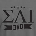 thumbnail image 3 of CafePress - Sigma Alpha Iota Dad Greek Letters T Shirt - Mens Comfort Colors Shirt, 3 of 5