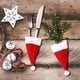 thumbnail image 2 of Los más nuevos cubiertos de Navidad, soportes para cubiertos, cubiertas para dulces, sombrero de Papá Noel, botella de vino, Mini sombrero de Navidad, 2 of 3