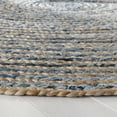 thumbnail image 2 of SAFAVIEH Cape Cod Andrina Geometric Area Rug, Natural/Blue, 6' x 6' Round, 2 of 8