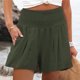 thumbnail image 3 of Pantalones cortos de verano para mujer, pantalones cortos fruncidos con cintura elástica y bolsillo para correr y Fitness, 3 of 6