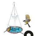 thumbnail image 5 of Joernso Bird Bath with Fountain Hanging Bird Feeder Bowl Outdoor Bird Bath with USB Powered Fountain for Garden Backyard Patio Front Porch, 5 of 8