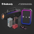 thumbnail image 5 of Altavoz Boombox Bluetooth Skullcandy Barrel: altavoz portátil inalámbrico resistente al agua, con modo de espectáculo de luces LED, batería de 12 horas, enlace múltiple y carga de salida USB-C y USB-A, 5 of 5