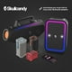 thumbnail image 5 of Altavoz Boombox Bluetooth Skullcandy Barrel: altavoz portátil inalámbrico resistente al agua, con modo de espectáculo de luces LED, batería de 12 horas, enlace múltiple y carga de salida USB-C y USB-A, 5 of 5