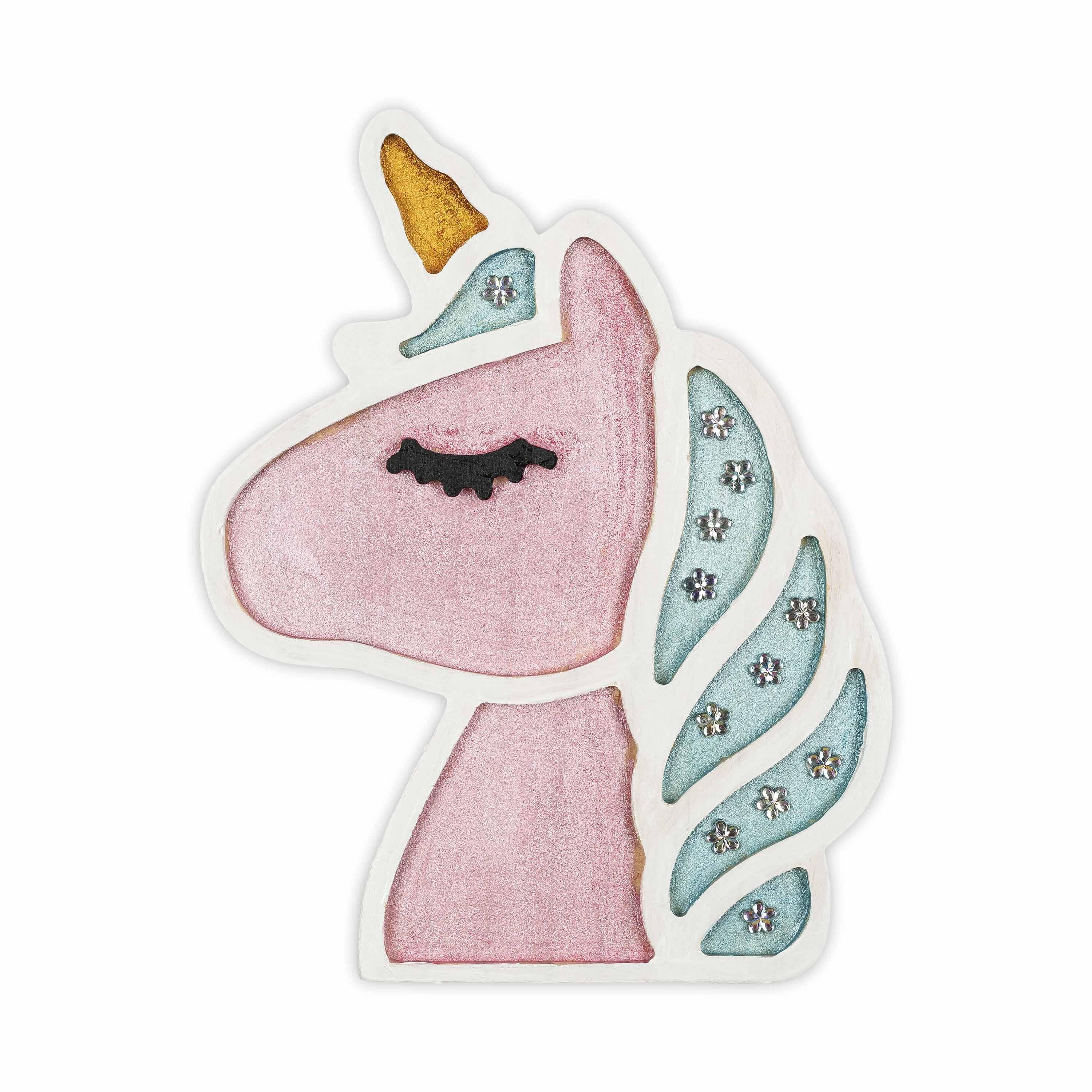(2 pack) Hello Hobby Wooden Unicorn Craft Project