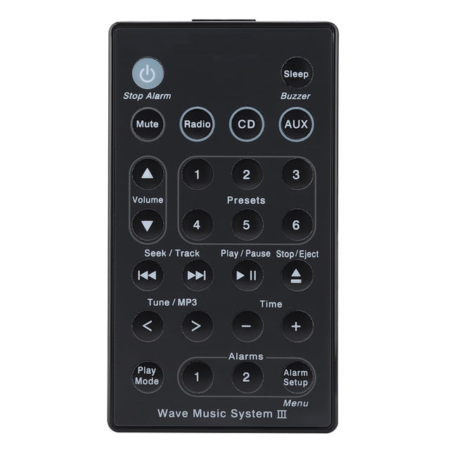 Control remoto de TV, control remoto multifunción de repuesto Control remoto Control remoto Sistema de música Forb Estética elegante