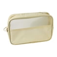 thumbnail image 3 of Bolso de maquillaje de malla bolsa transpirable multipropósito con organizador de cremallera ligera 22cmx14.3cmx6cm, 3 of 8