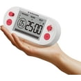 thumbnail image 2 of KADAMS Pomodoro Timer with Interval Countdown - Productivity Timer With Adjustable Alarm For Study, Workout, Office, Kitchen, Exercise & Gym Timer - LCD Display - Red, 2 of 9