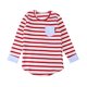 thumbnail image 1 of Camiseta De Fondo Elástico Con Rayas De Manga Larga De Algodón Para Niños De Invierno (Rojo / 7T)-185884.05 Tmvgtek Mujer, 1 of 6