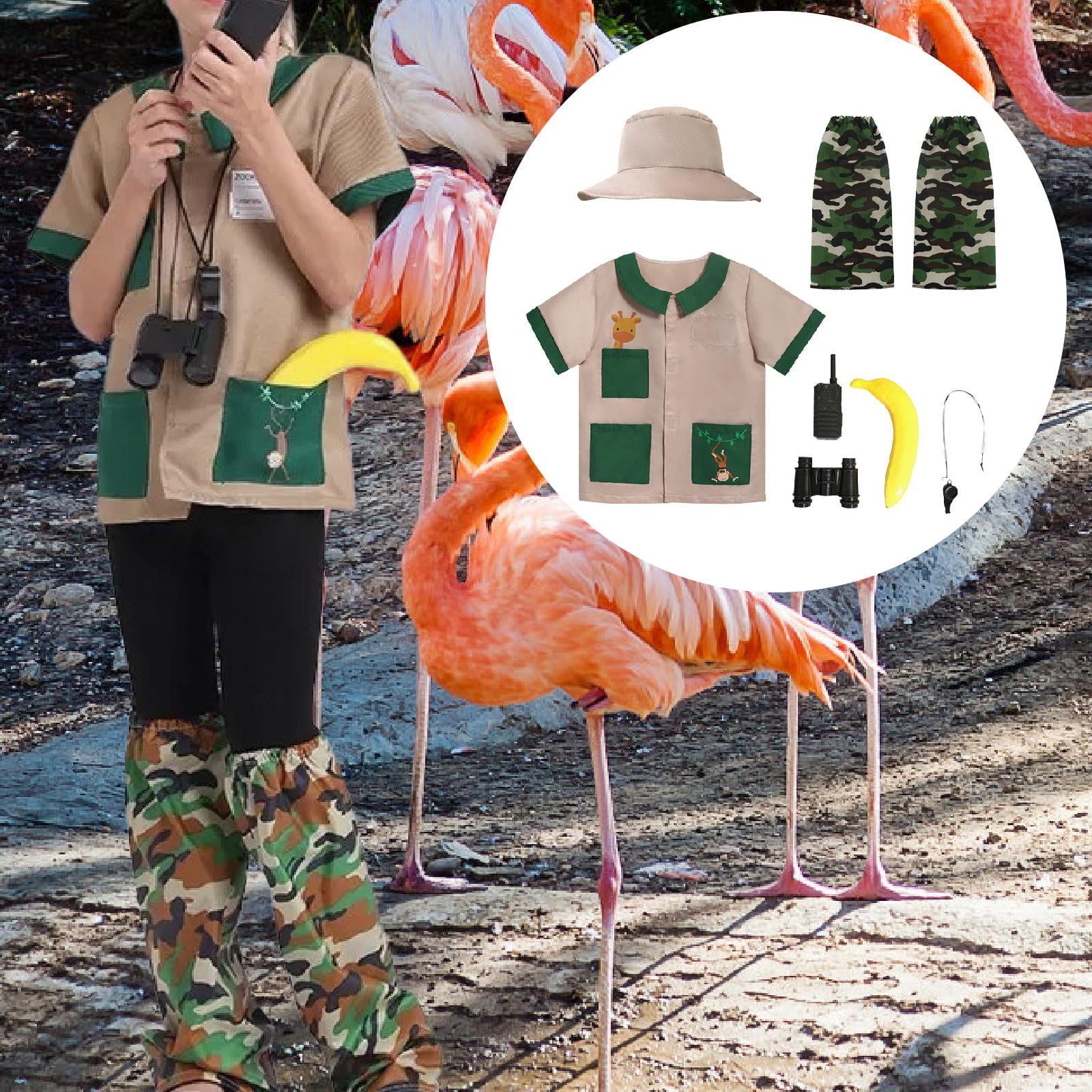 Disfraz De Explorador Safari Para Niños – Chaleco Y Sombrero Con Múltiples Bolsillos, Ideal Para Juegos De Roles Al Aire Libre En Parque, Campamento O Senderismo