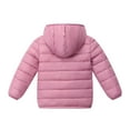 thumbnail image 4 of nerohusy Girls Winter Warm Puffer Zip Up Coats with Hood Packable Puffy Soft Lightweight Down Jacket Outerwear Coat Pink,12 Years, 4 of 5