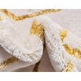thumbnail image 6 of Marilyn Monroe Glam Collection Area Rug - Trellis (3' 1" x 5' 3" Rectangle White Gold/Gold), 6 of 9