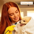 thumbnail image 5 of Zoowhale 2PCS Pet Eye Comb Dog Tear Stain Remover Comb Double Sided Grooming Brush Remove Scab Mucus Small Dog Cat Cleaning Supplies, Pet Puppy Cat Grooming Brush Removes Crust And Mucus, 5 of 9