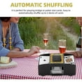 thumbnail image 3 of Card Shuffler - Unspecified - 2 Decks - Battery Operated - For 1 or More Players - Black, 3 of 4