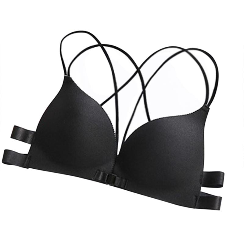 Front Closure Women Bras Padded Wire 