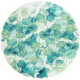 thumbnail image 2 of Unique Loom Outdoor Botanical Collection Area Rug - Beryl (10'  Round Blue Green/Light Blue), 2 of 8