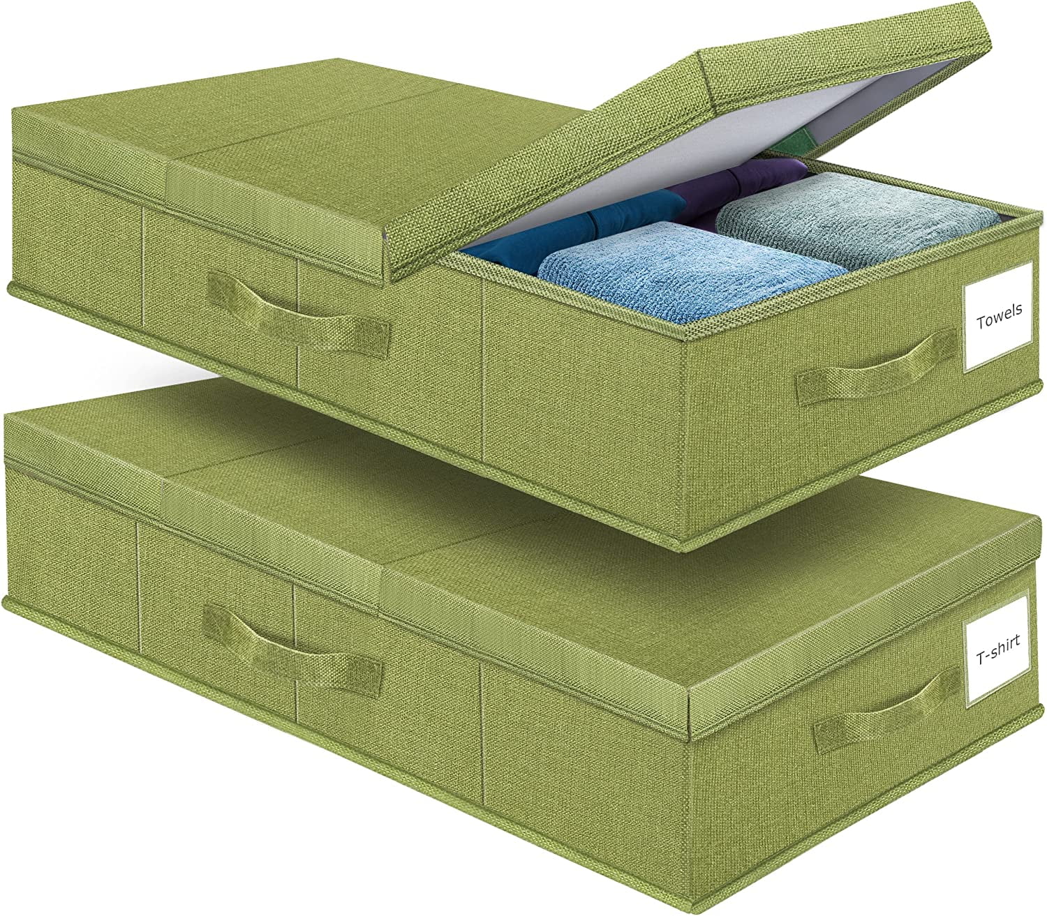 Supowin Underbed Storage Containers Bin with Lids (Set of 2) Large