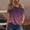 Purple, variant on Womens Summer Tops Women Tops or Blouses Short Sleeve Off Shoulder Ombre Gradient Blouse Shirt