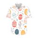thumbnail image 3 of Blusas y camisas de manga corta con cuello en V Camisa estampada de Pascua para hombre Camisa abotonada Top de poliéster para hombre, 3 of 4