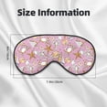 thumbnail image 5 of Goofa Seafood Printed Sleep Eye Mask for Men Women, Zero Eye Pressure Sleeping Mask, Light Blocking Night Blindfold, Soft Eye Shade Cover, 5 of 7